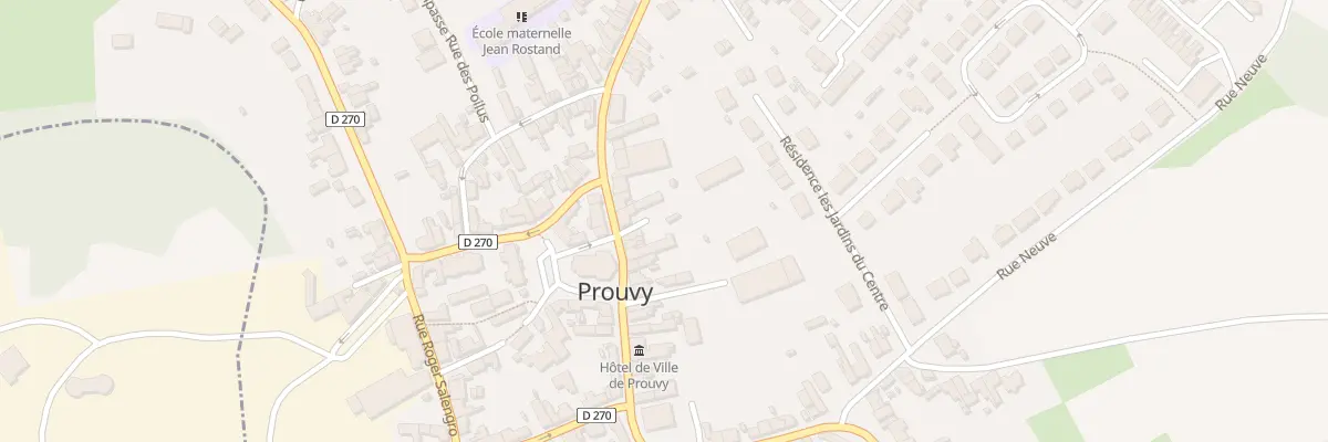 Plan du 32 Rue de la Mairie à Prouvy