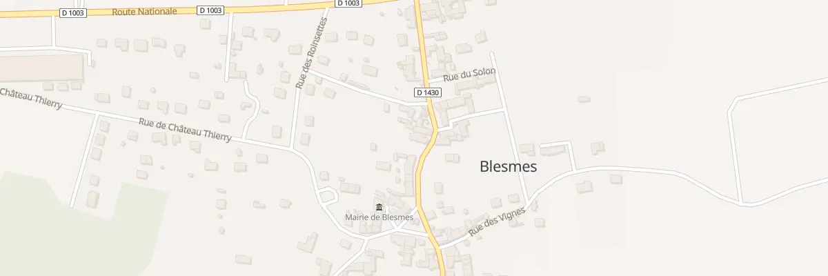 Plan du 11 Rte de Courboin à Blesmes