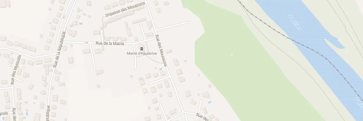 Plan du 34 Rue des Moussons à Hauterive