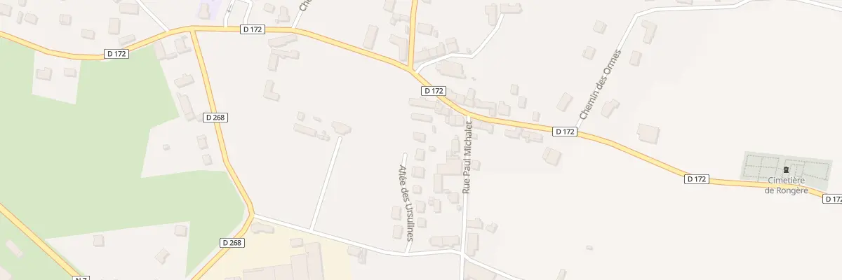 Plan du 1 All des Ursulines à Rongères