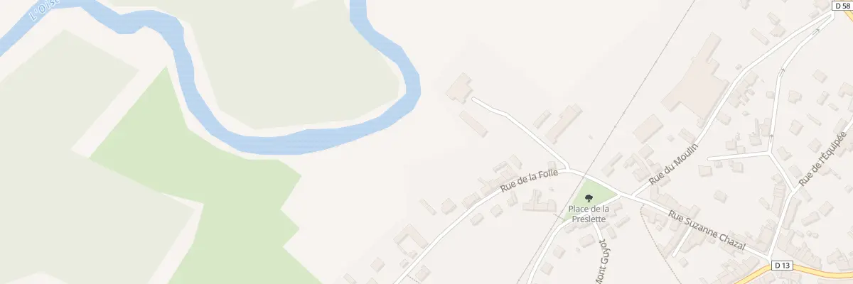 Plan du 14 Rue de la Folie à Ribemont
