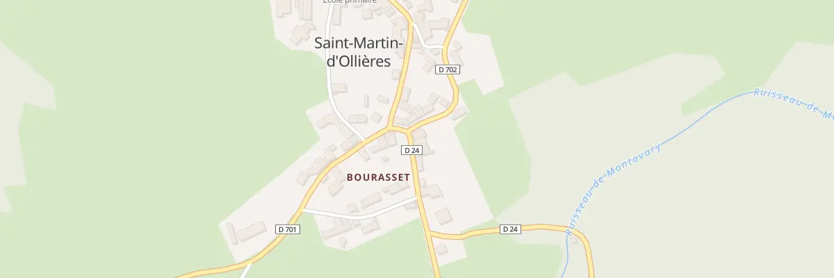 Plan du 5041 Le Bourg à Saint-Martin-d’Ollières