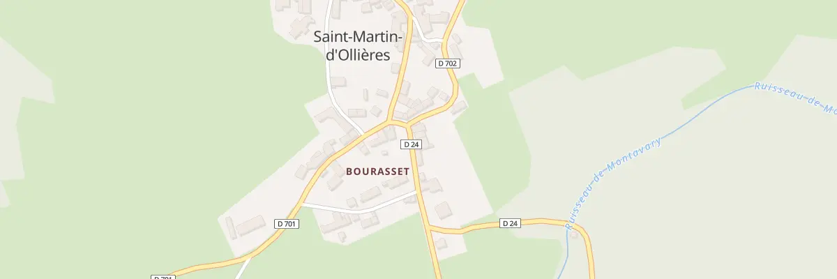 Plan du 5040 Le Bourg à Saint-Martin-d’Ollières