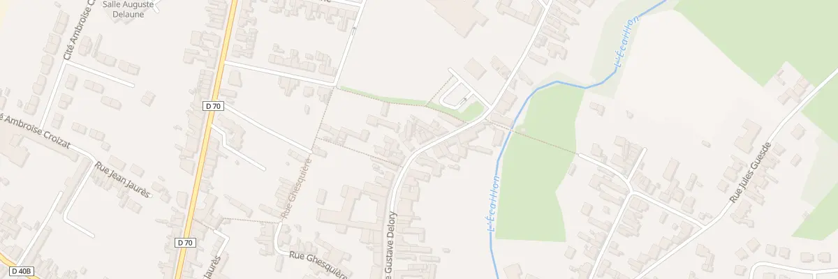 Plan du 41 Rue Gustave Delory à Thiant