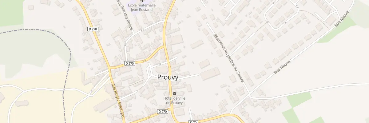 Plan du 28 Rue de la Mairie à Prouvy