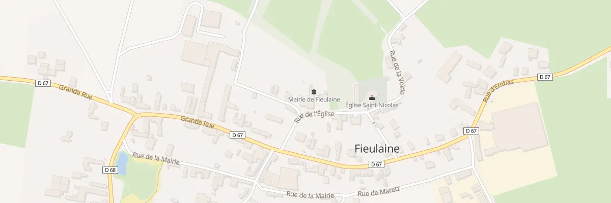 Plan du 3 Rue de l’église à Fieulaine