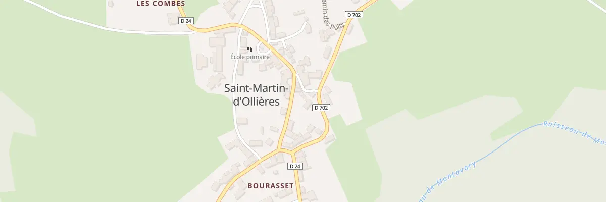 Plan du 5053 Le Bourg à Saint-Martin-d’Ollières