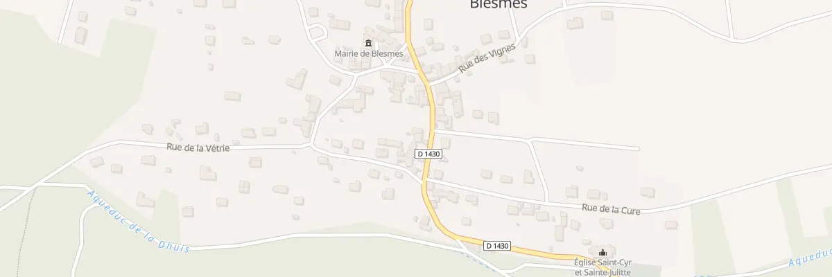 Plan du 7 Rue des Graviers à Blesmes