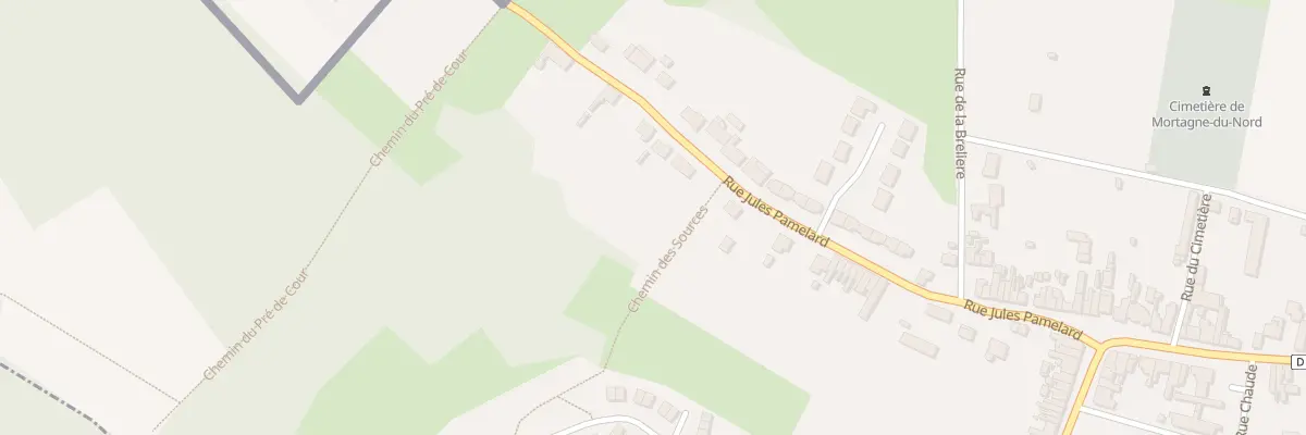 Plan du 81 Rue Jules Pamelard à Mortagne-du-Nord
