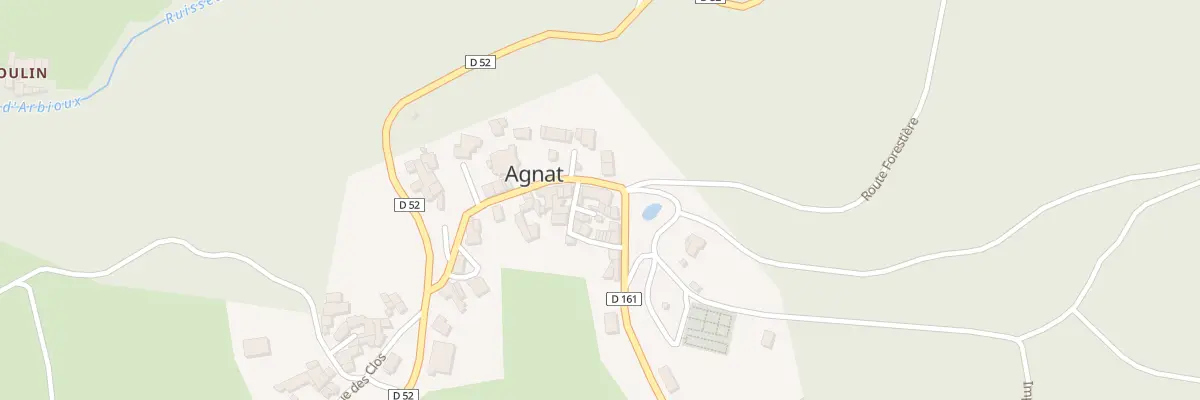 Plan du 5009 Le Bourg à Agnat