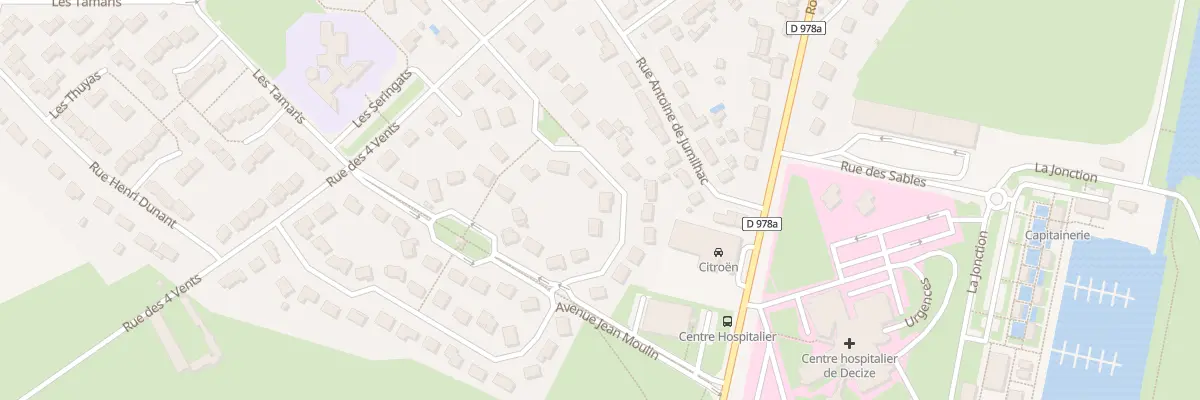 Plan du 7 Rue Pierre Brossolette à Decize