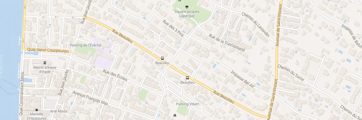 Plan du 41 Rue Beaulieu à Agde