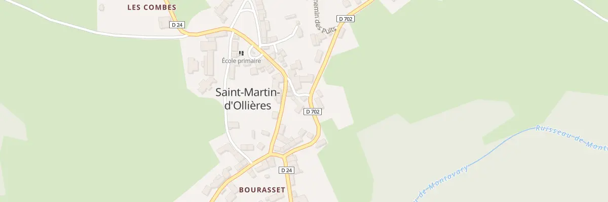 Plan du 5054 Le Bourg à Saint-Martin-d’Ollières