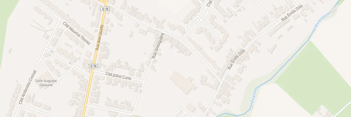 Plan du 15 Rue P Vaillant Couturier à Thiant