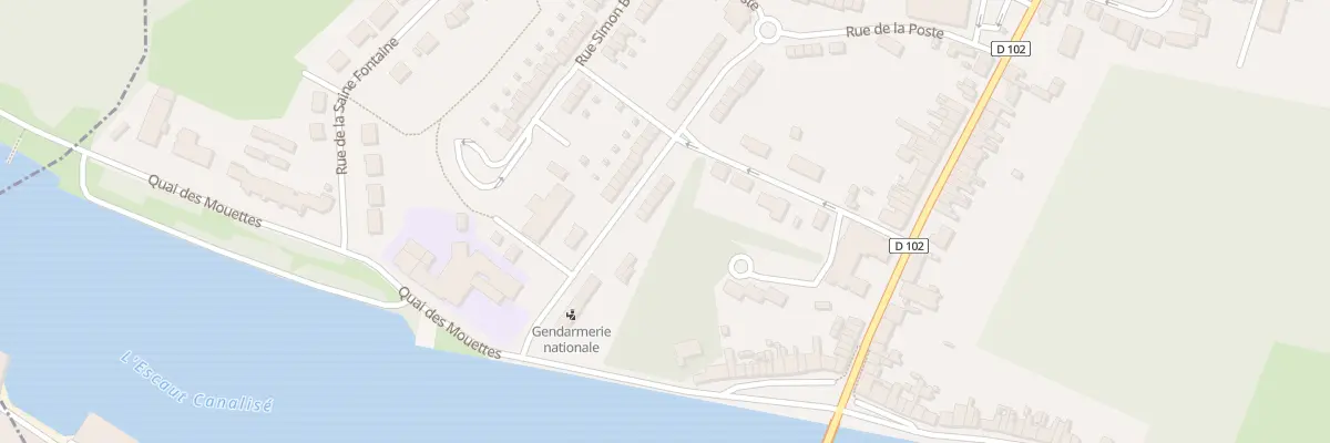 Plan du 53 Rue Simon Beauchamp à Mortagne-du-Nord