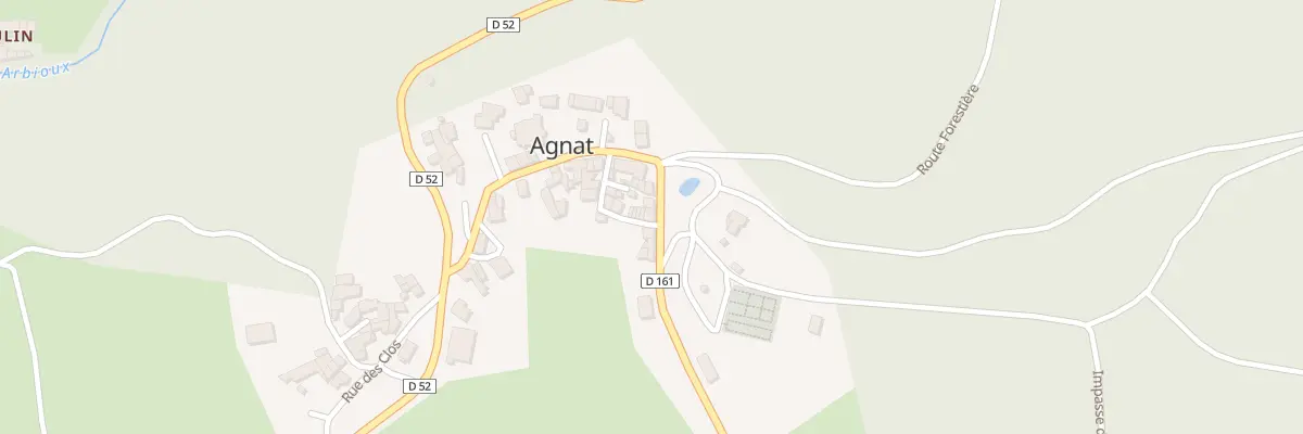 Plan du 5011 Le Bourg à Agnat