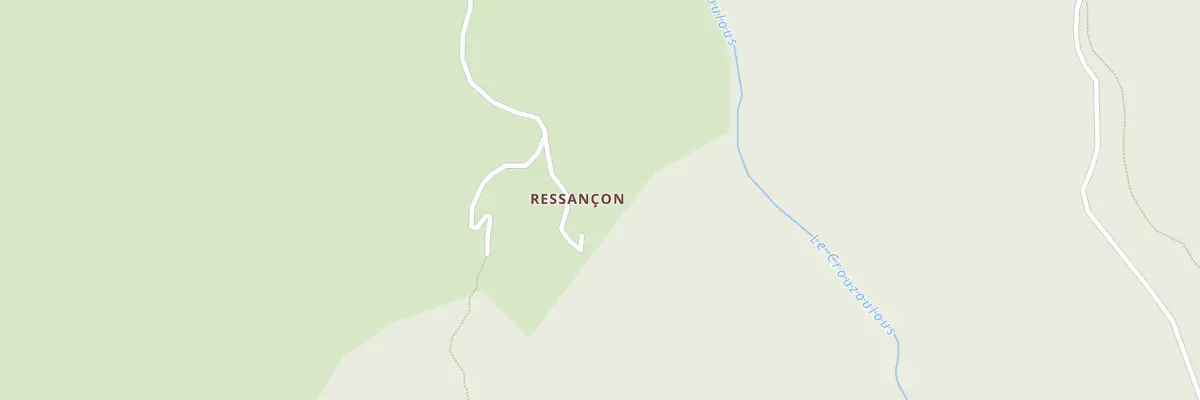 Plan du 5295 Ressancon à Dourbies