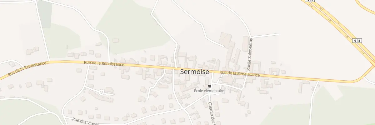 Plan du 27 Rue de la Renaissance à Sermoise