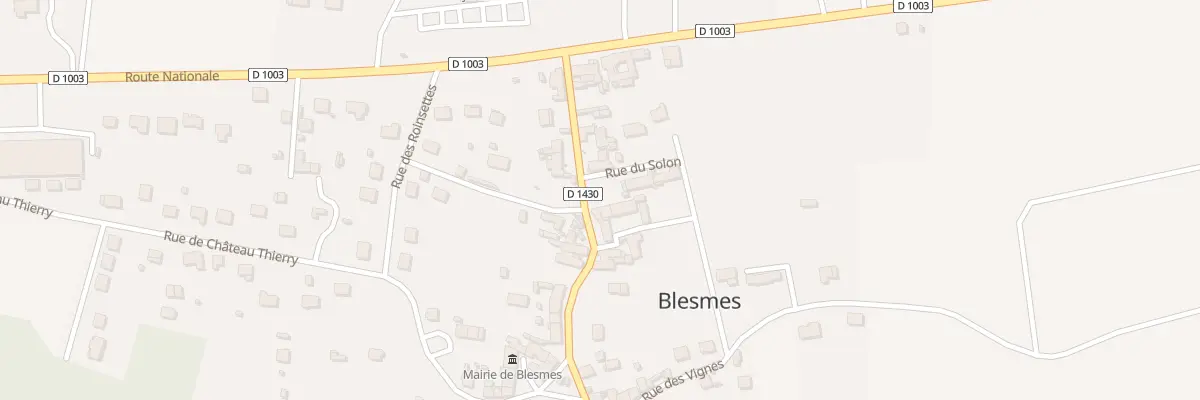 Plan du 2 Rue des Masures à Blesmes