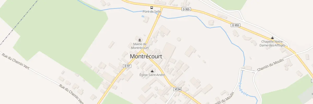 Plan du 4 Rue Michel Plouchart à Montrécourt