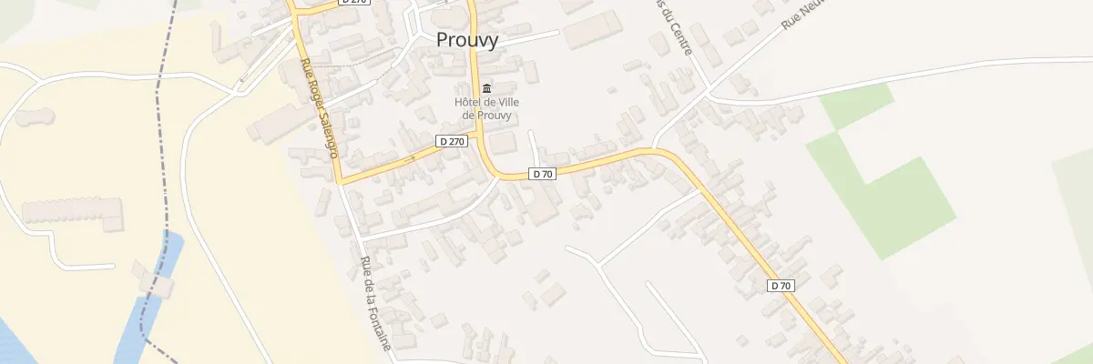 Plan du 10 Rue de la Gare à Prouvy