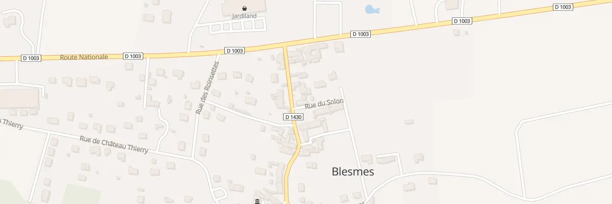 Plan du 2 Rue du Solon à Blesmes