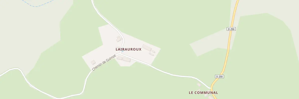 Plan du 5218 Lairauroux à Brousse