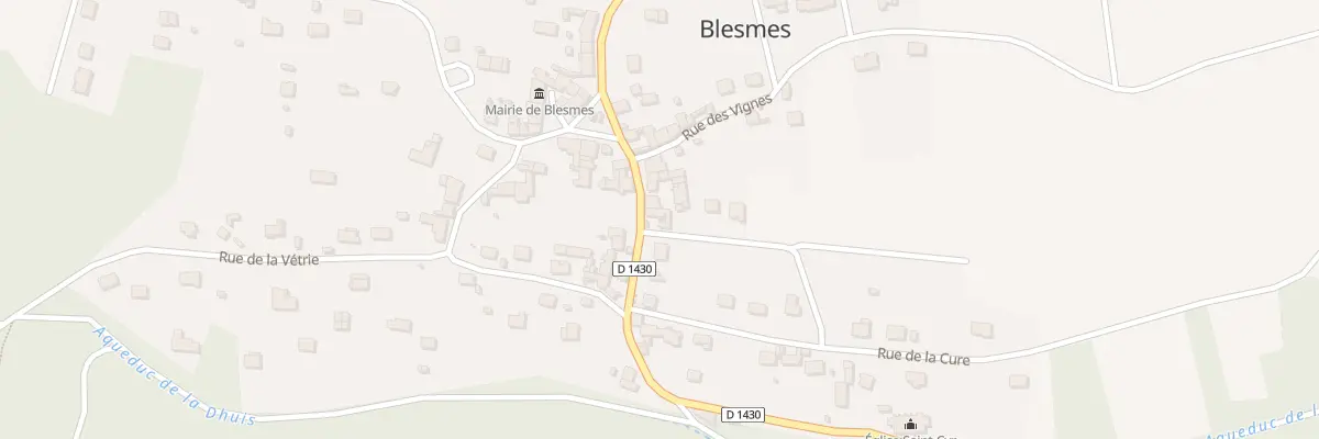 Plan du 8 Rue des Graviers à Blesmes