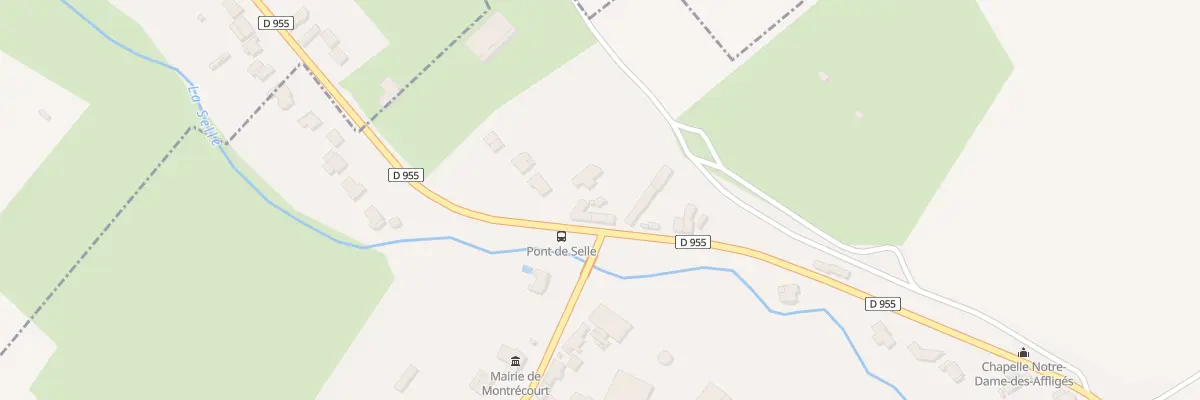 Plan du 1 Rte de Solesmes à Montrécourt
