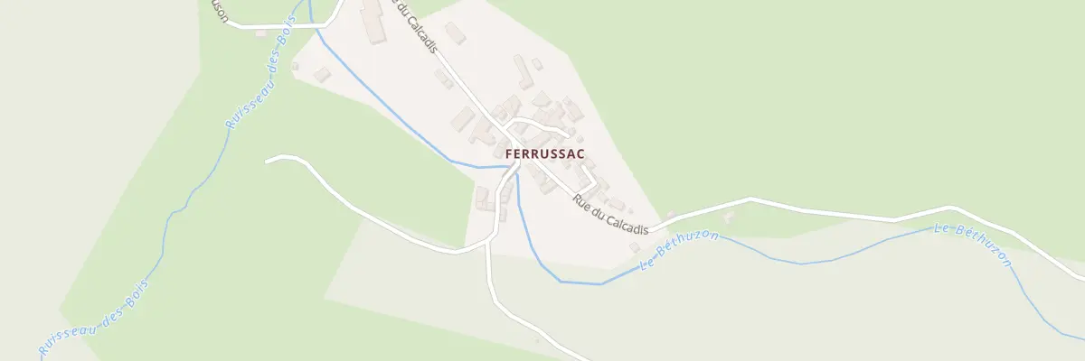 Plan du 5085 Ferrussac à Meyrueis
