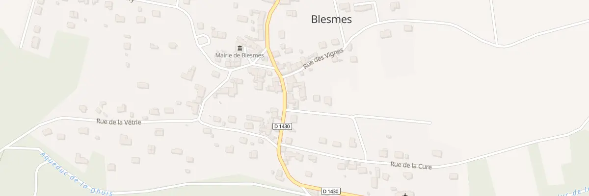 Plan du 6 Rue des Graviers à Blesmes