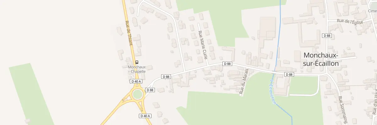 Plan du 2 Rue Pasteur à Monchaux-sur-Écaillon