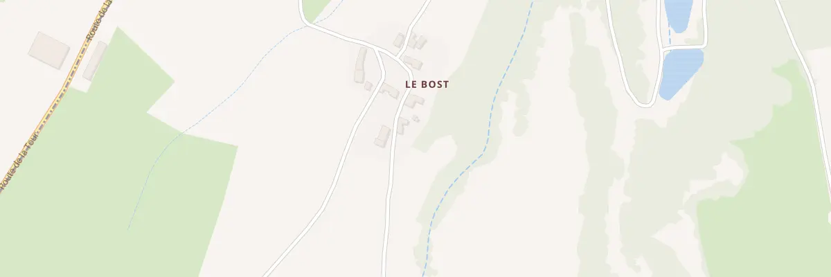 Plan du 5336 Le Bost à Trézioux