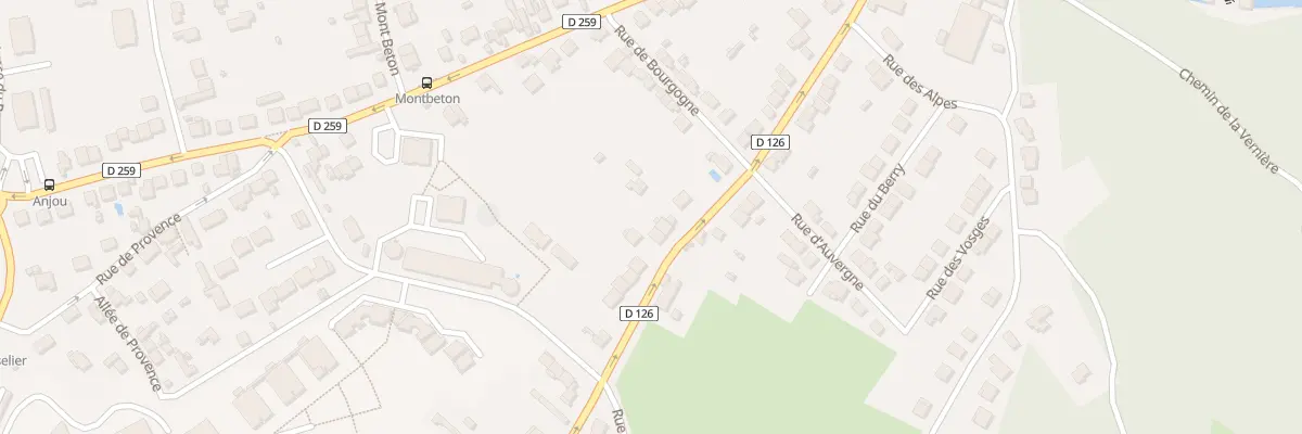 Plan du 30B Rue F Lafaye à M Menut à Cusset