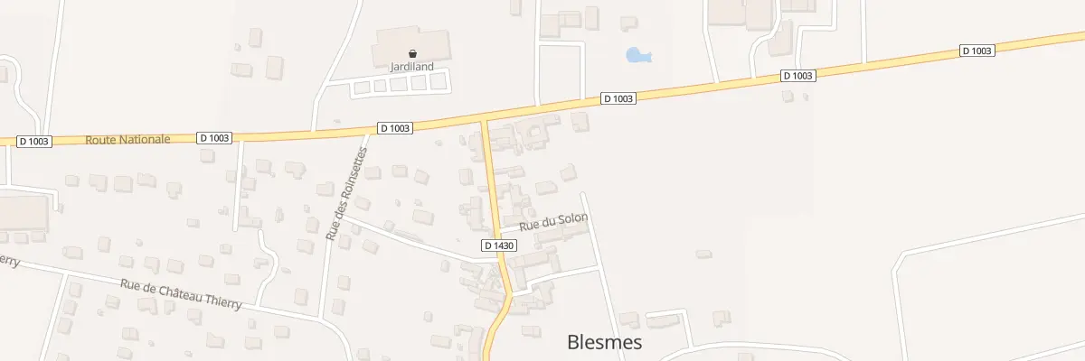 Plan du 4 Rue du Solon à Blesmes