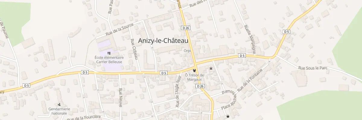 Plan du 3 Rue Jean Jaurès à Anizy-le-Grand