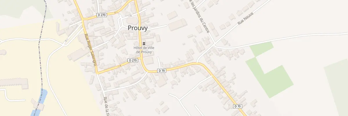 Plan du 9 Rue de la Gare à Prouvy