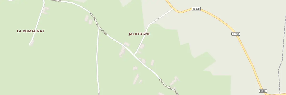 Plan du 5253 Jalatogne à Estandeuil