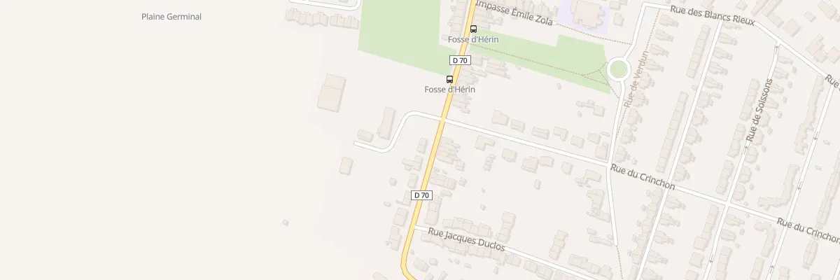 Plan du 38 Rue Emile Zola à Hérin