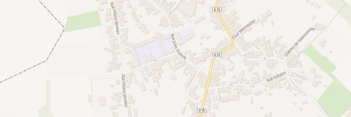 Plan du 1B Rue Suzanne Lannoy Blin à Hérin
