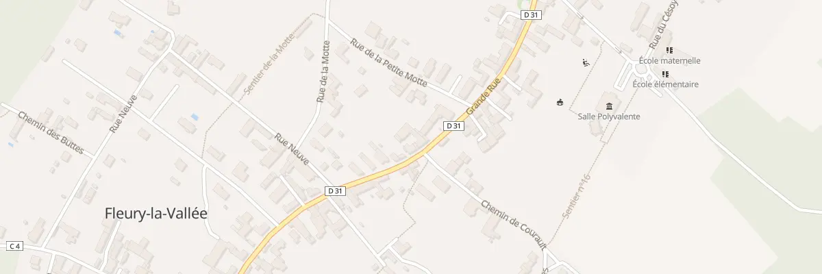 Plan du 32 Gr Grande Rue à Fleury-la-Vallée