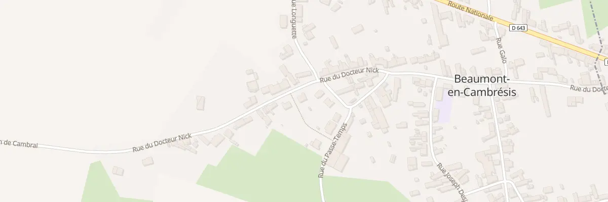 Plan du 27B Rue du Docteur Nick à Beaumont-en-Cambrésis