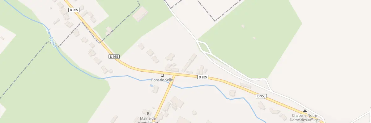 Plan du 1B Rte de Solesmes à Montrécourt