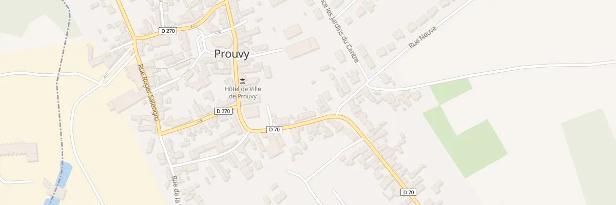 Plan du 13 Rue de la Gare à Prouvy