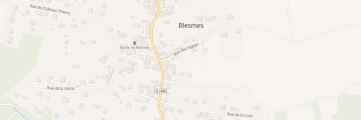 Plan du 2 Rue des Graviers à Blesmes