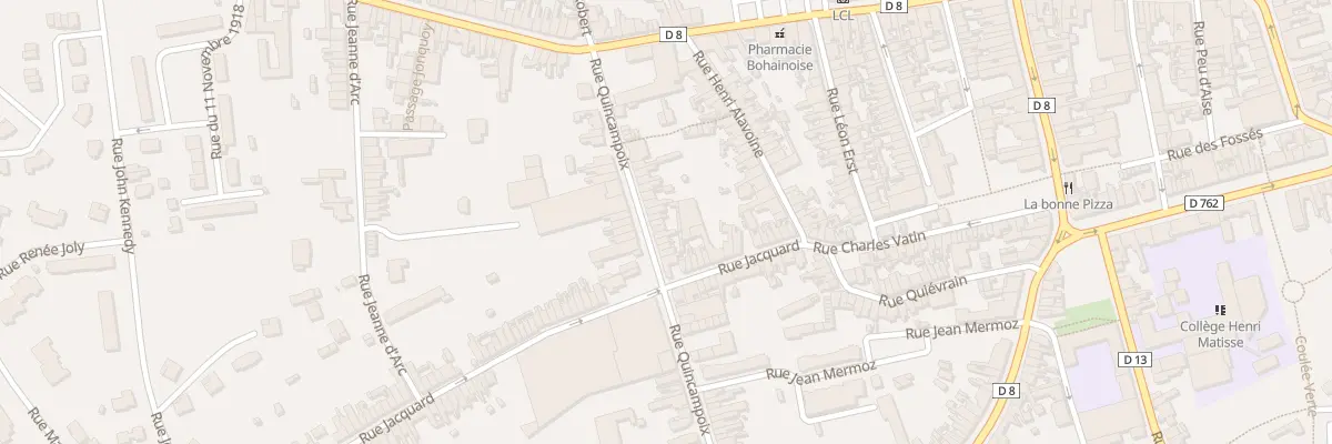 Plan du 27 Rue Quincampoix à Bohain-en-Vermandois