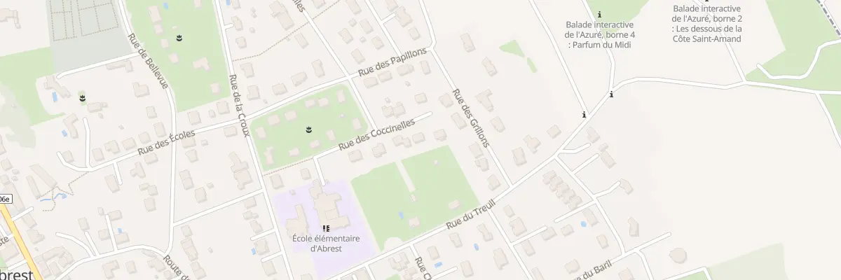 Plan du 10 Rue des Coccinelles à Abrest