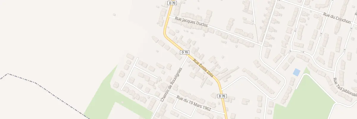 Plan du 46T Rue Emile Zola à Hérin