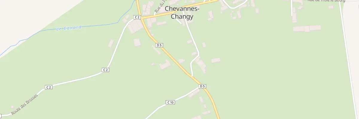 Plan du 6 Rue de l’Abbé Chauve Bertrand à Chevannes-Changy