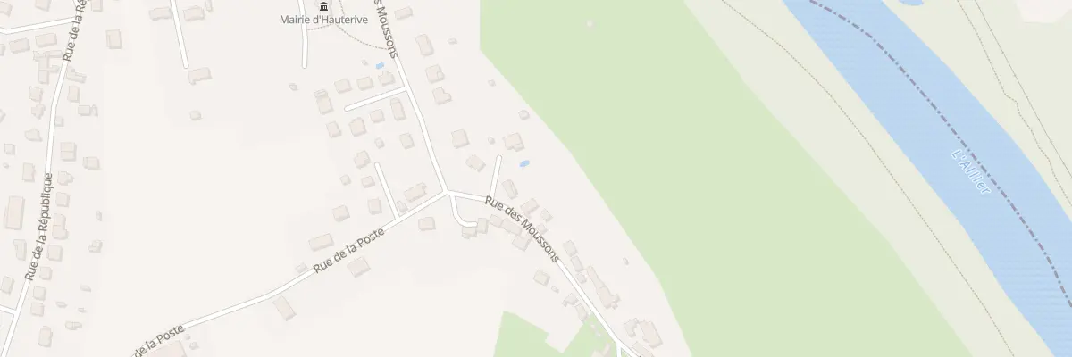 Plan du 20 Rue des Moussons à Hauterive